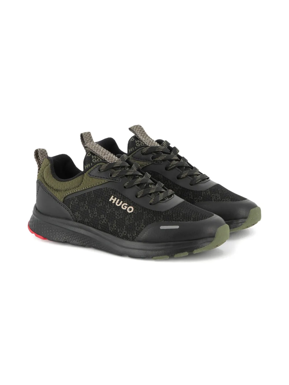 HUGO KIDS Low-top sneakers - Zwart