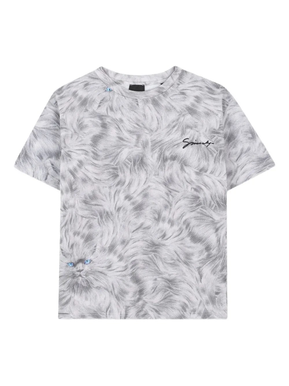 Givenchy Kids T-shirt met grafische print Grijs