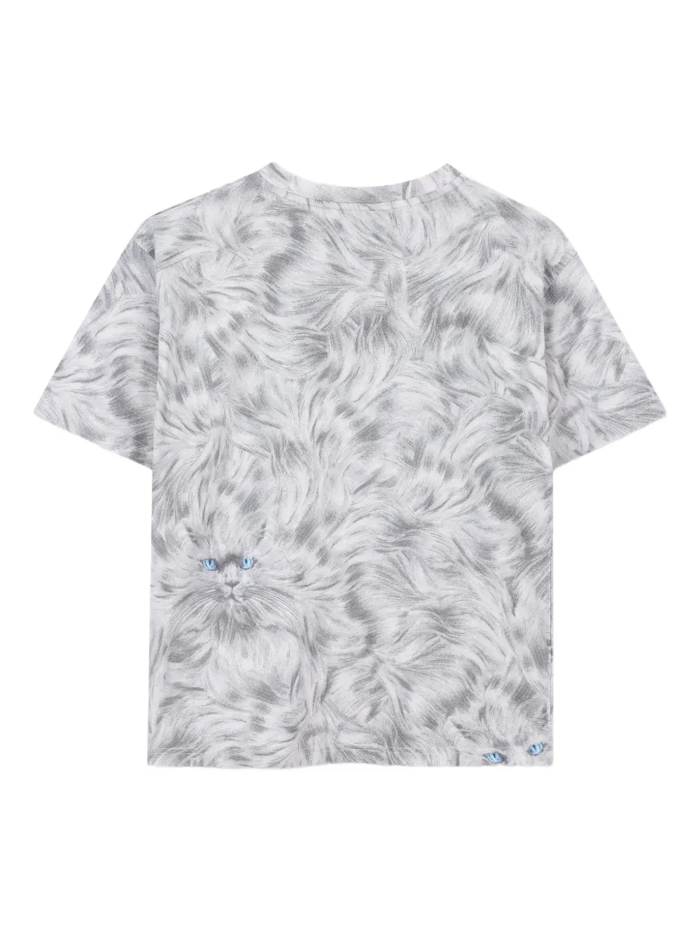 Givenchy Kids T-shirt met grafische print Grijs