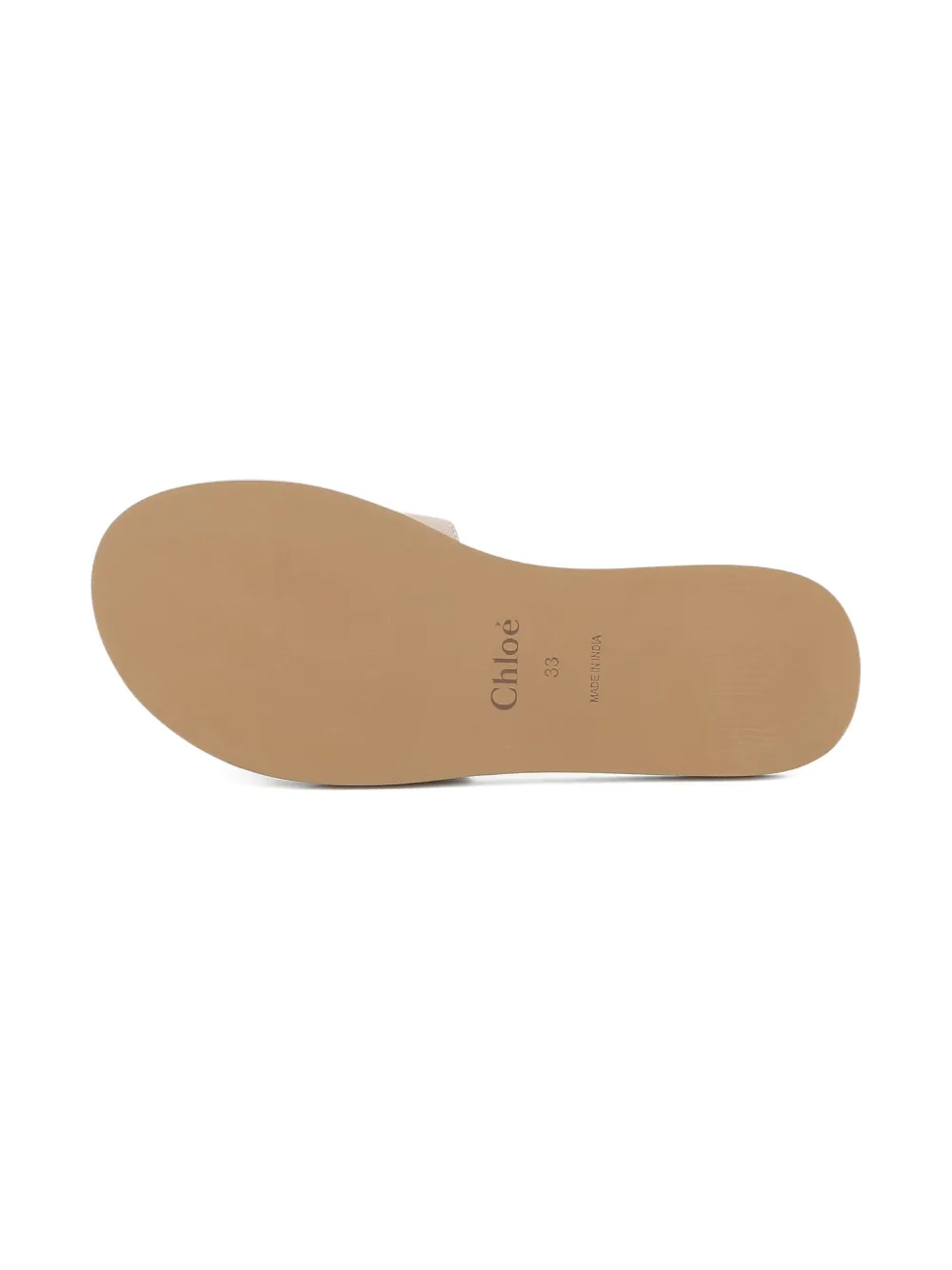 Chloé Kids logo-print sandals Pink