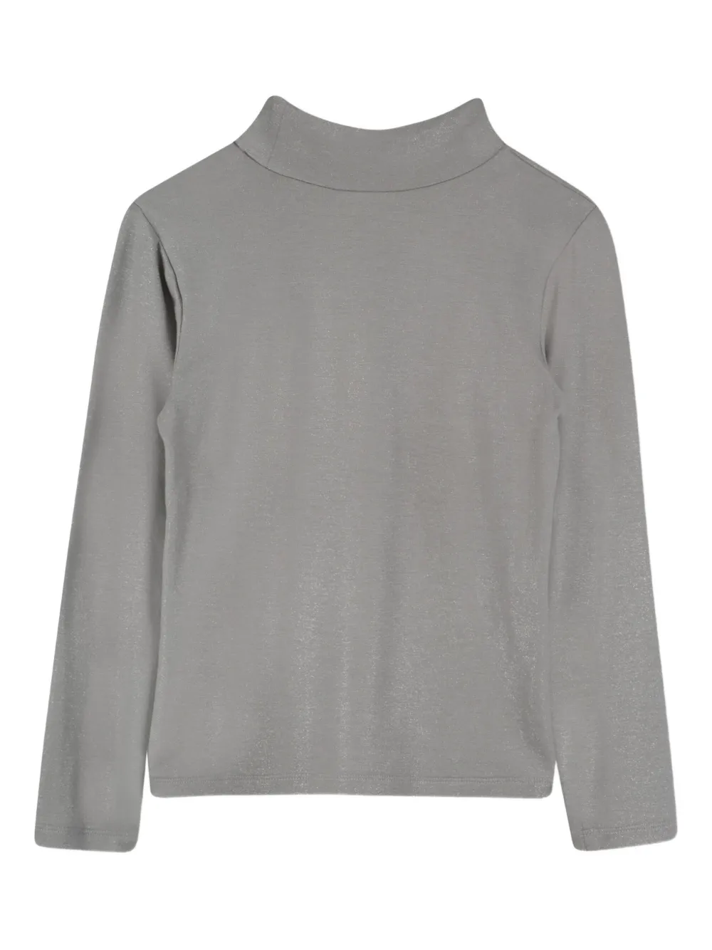 Dkny Kids Top met logoprint en hoge hals Grijs