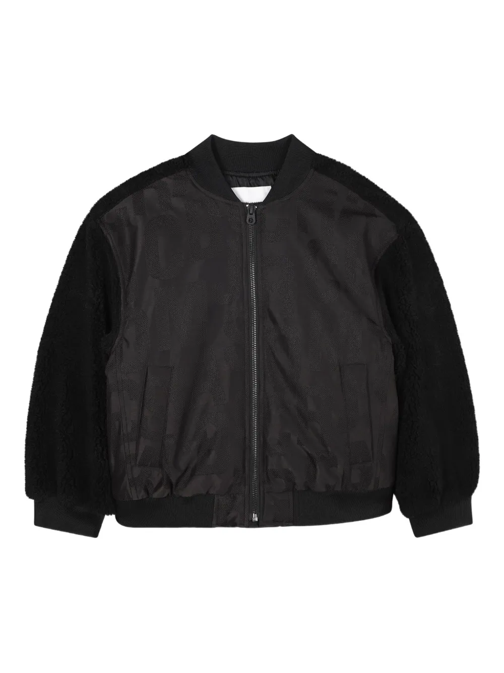 Marc Jacobs Kids panelled bomber jacket | Black | Image 1