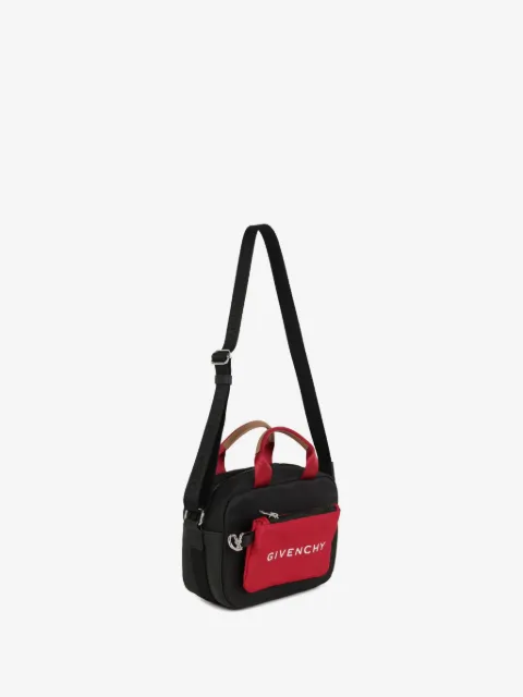Givenchy Kids contrast-panel messenger bag