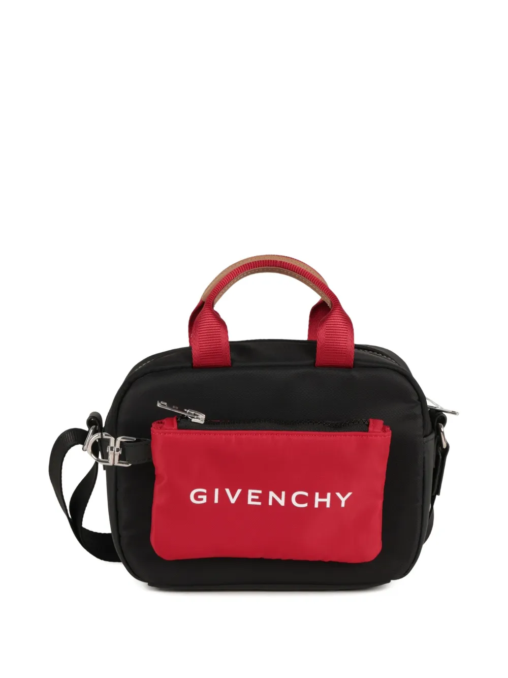 Givenchy Kids Messengertas met contrasterend vlak Zwart