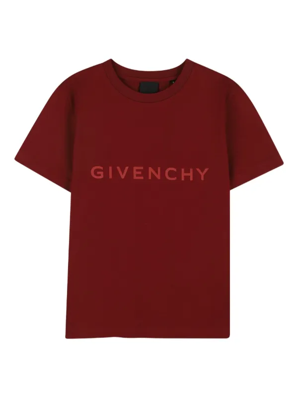 Givenchy Kids logo-print T-shirt | Red | FARFETCH
