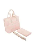 Kenzo Kids Boke Flower-print quilted changing bag - Pink