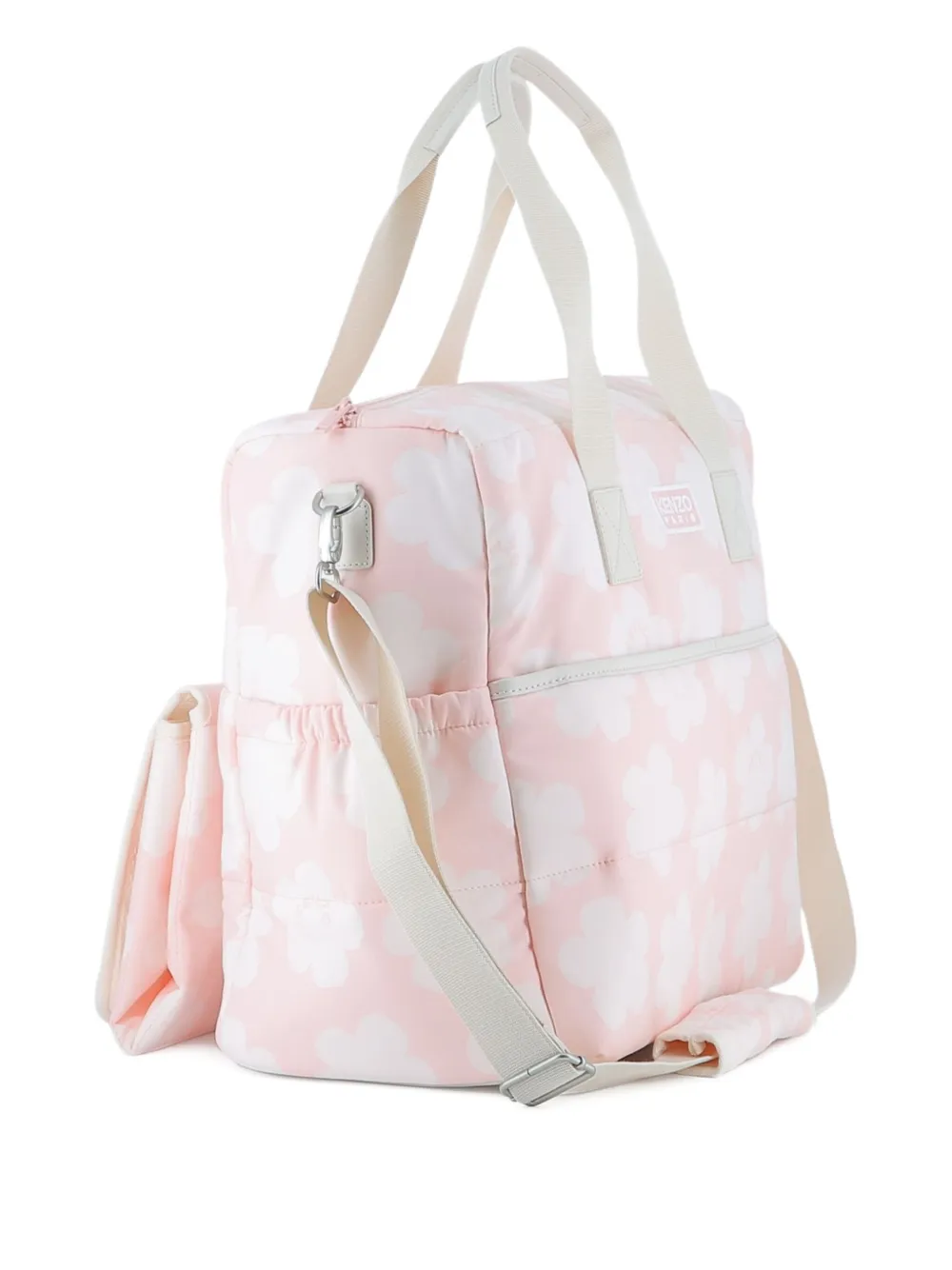 Kenzo Kids Gewatteerde luiertas met Boke Flower-print Roze