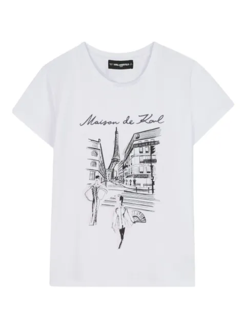 Karl Lagerfeld Kids Maison de Karl graphic-print T-shirt