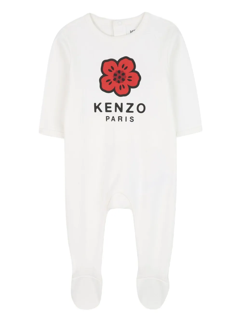 Kenzo Kids Pyjama met bloemenprint Wit