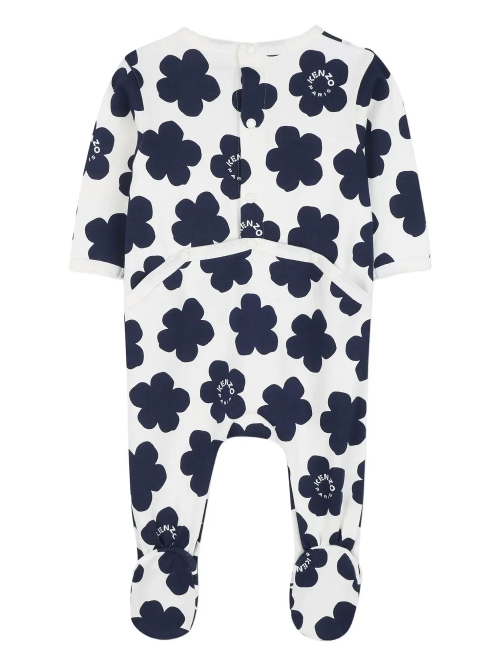 Kenzo Kids Pyjama met bloe print Wit