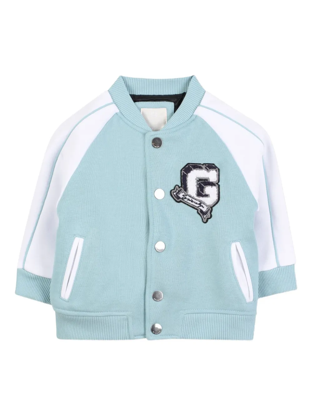 Givenchy Kids Honkbaljack met racing streep Grijs