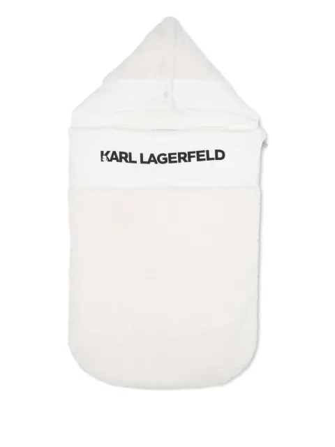 Karl Lagerfeld Kids logo-print sleeping bag