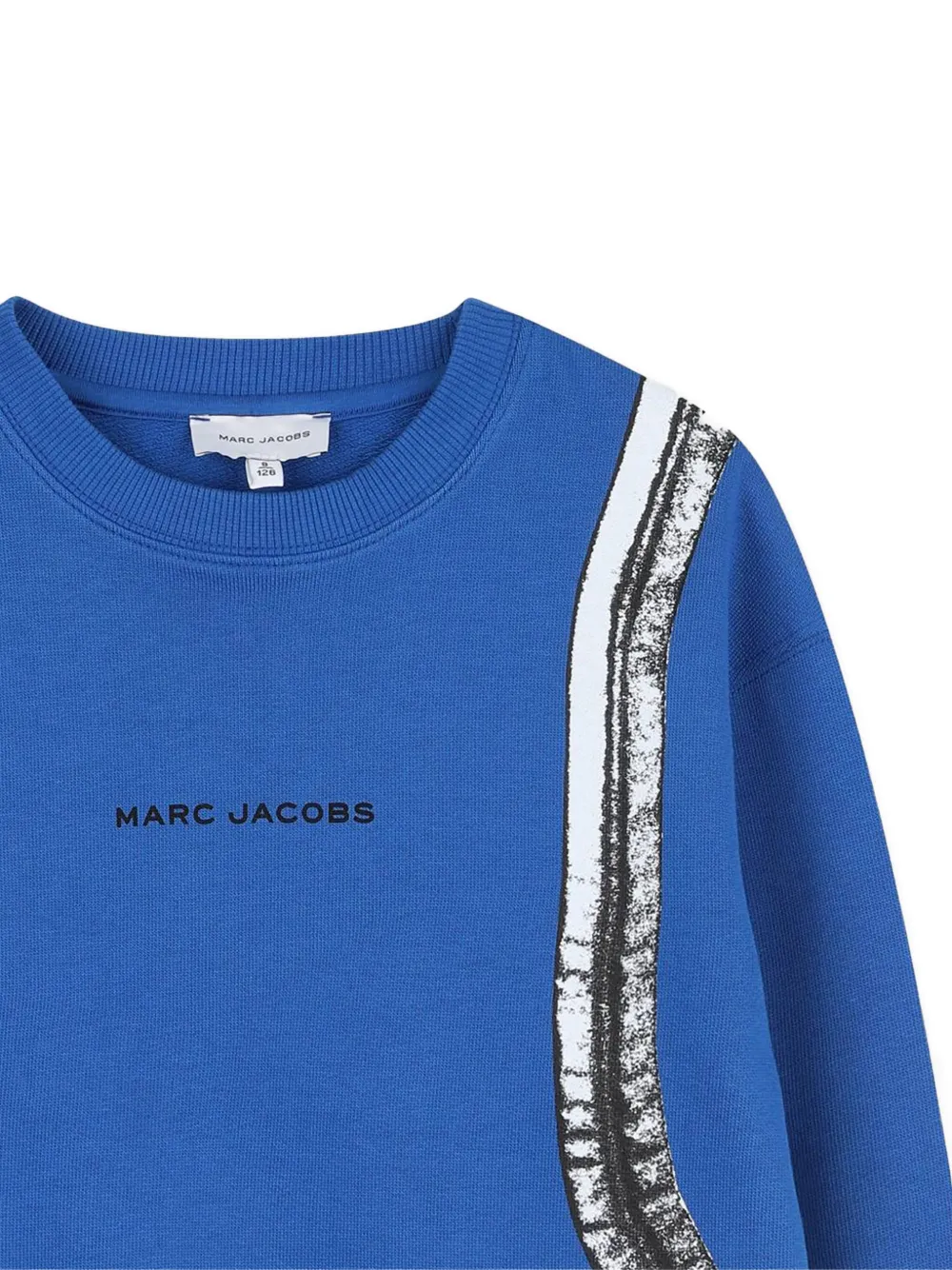 Marc Jacobs Kids Sweater met grafische print Blauw