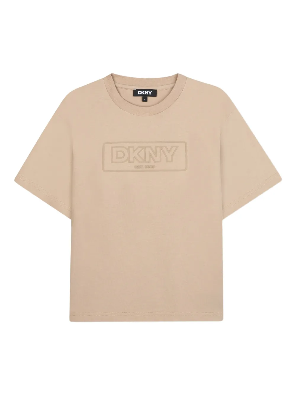 Dkny Kids T-shirt met logoprint Beige