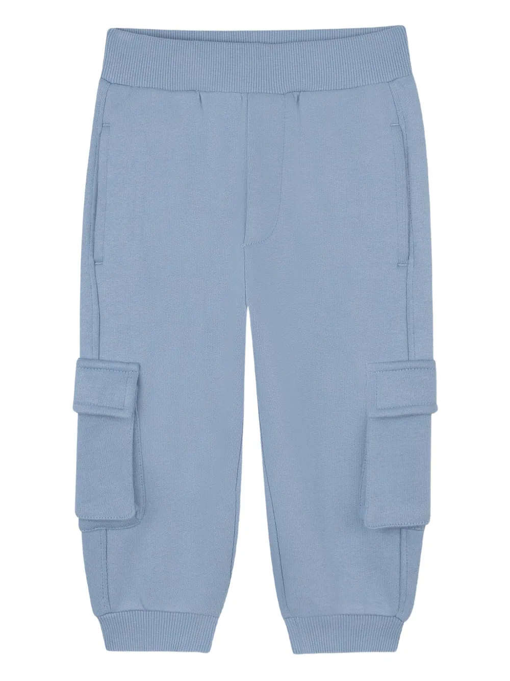 Karl Lagerfeld Kids Sweater en cargo broek met grafische print Blauw