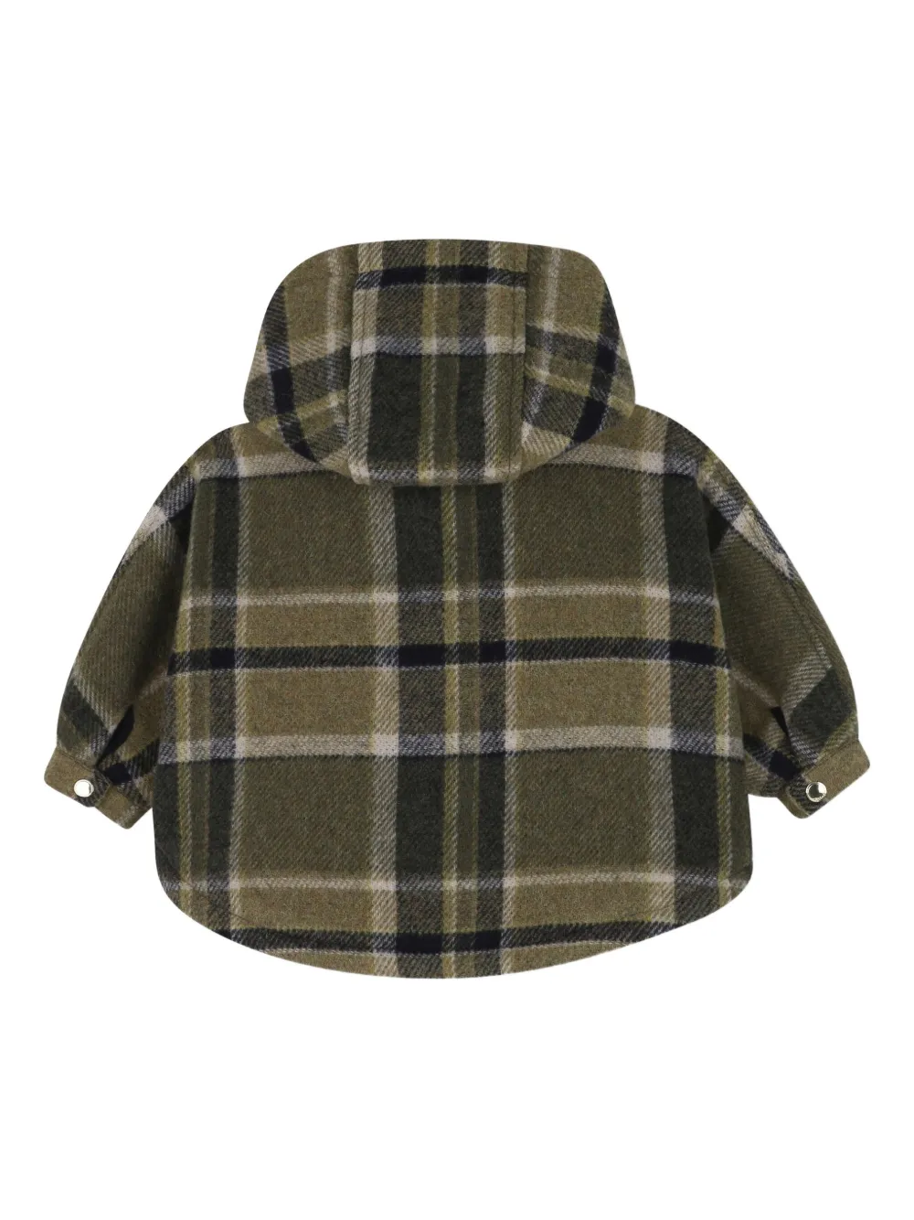 Chloé Kids Geruite jas - Groen