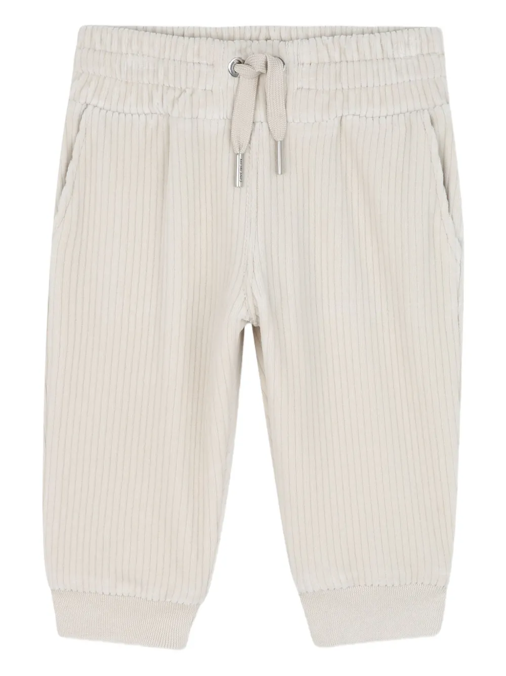 Givenchy Kids Geribbeld trainingspak Beige