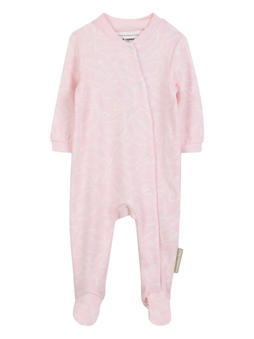 Karl Lagerfeld Kids Pyjama met Choupette print Roze