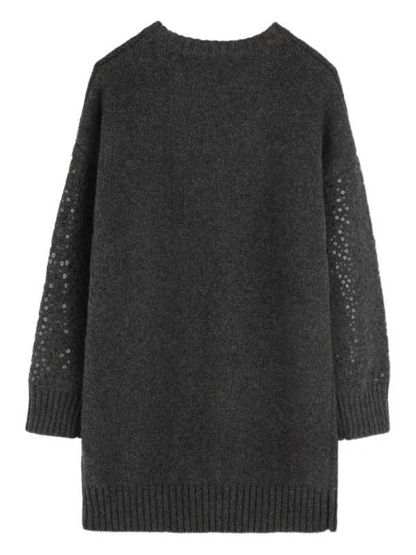 Dkny Knit Dress - Girl 10 Years Dark Grey - Kids Around