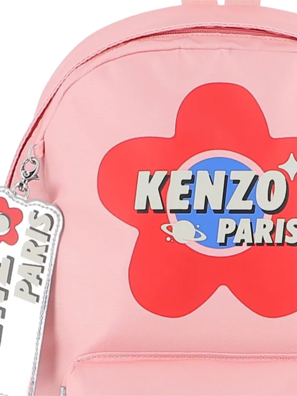 Kenzo Kids logo-print Backpack | Pink | FARFETCH CZ
