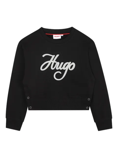 HUGO KIDS logo-print sweatshirt
