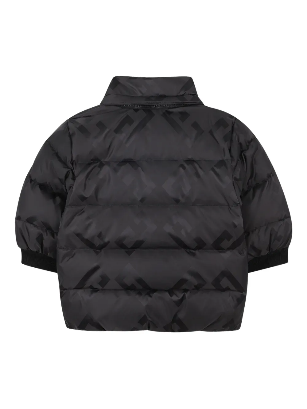 Givenchy Kids Donsjack met logoprint Zwart