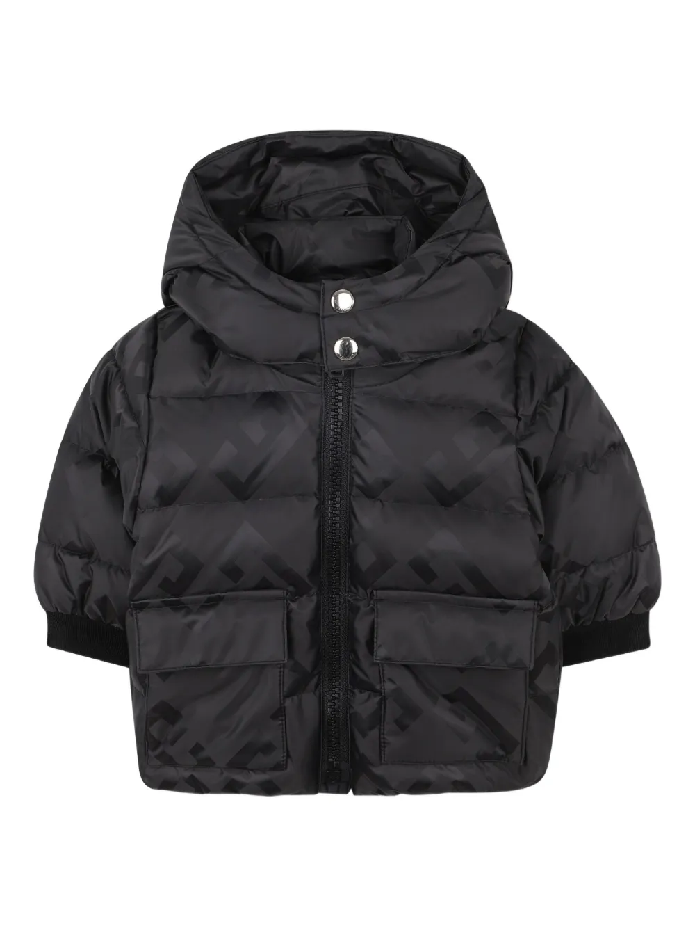 Givenchy Kids Donsjack met logoprint Zwart