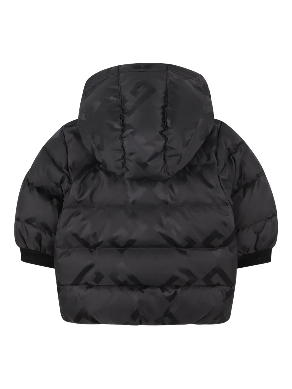 Givenchy Kids Donsjack met logoprint Zwart