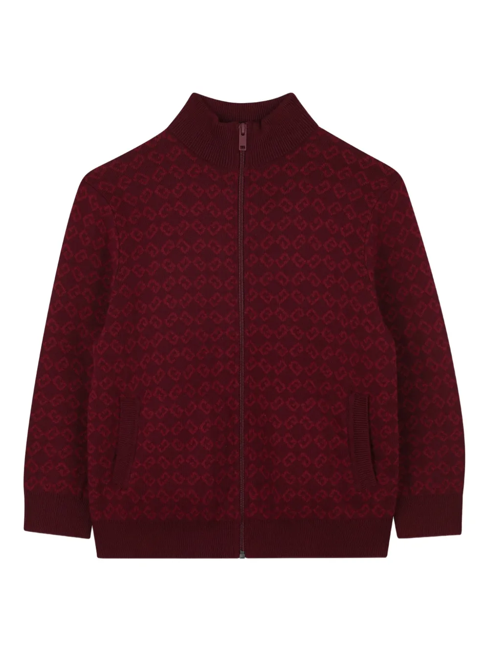Givenchy Kids Vest met rits en monogram Rood
