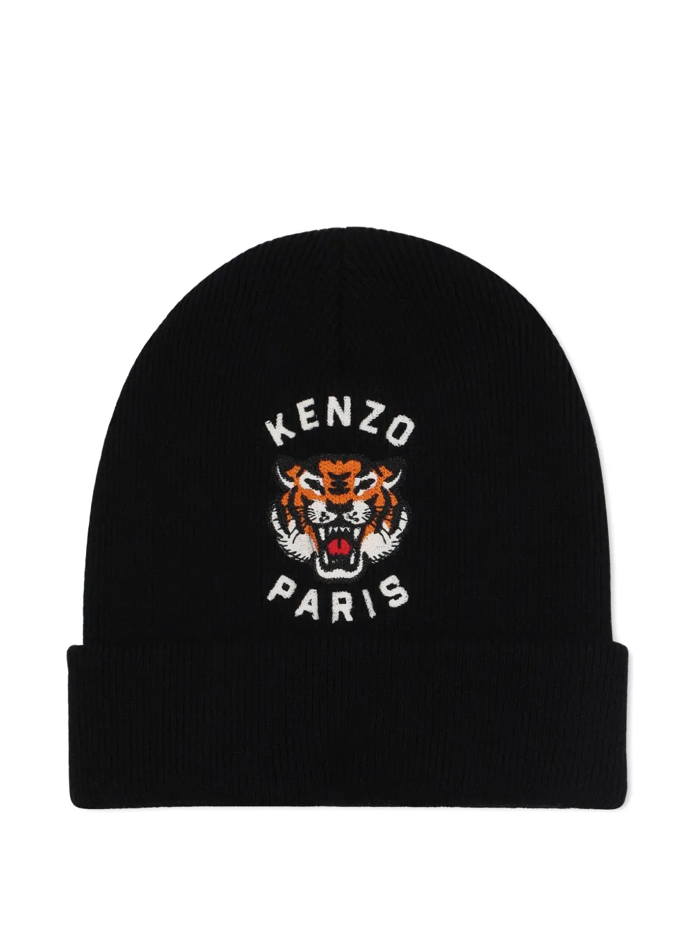 Kenzo Kids Muts met geborduurde tijger Zwart