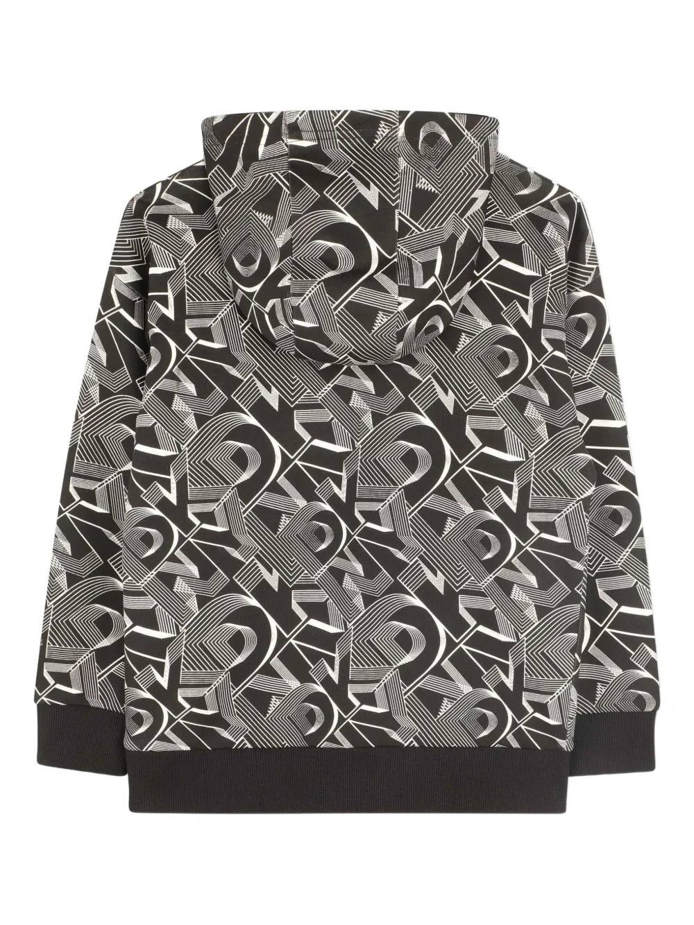 Dkny Kids Hoodie met logoprint Zwart