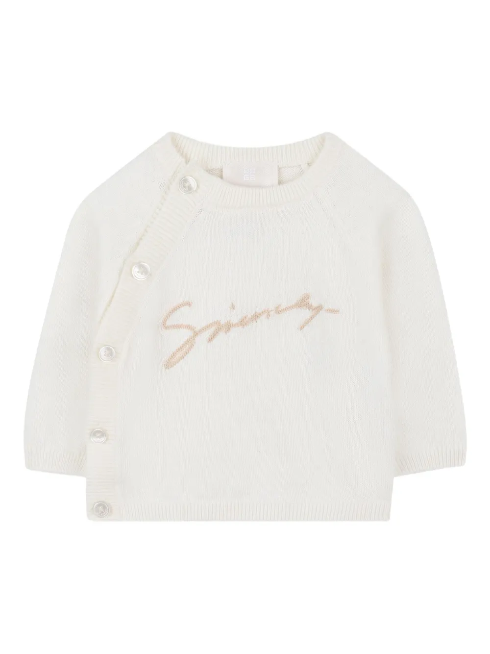 Givenchy Kids Driedelige set met geborduurd logo Wit