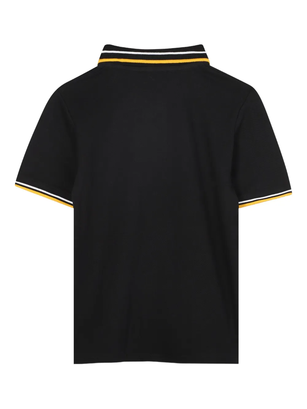 Dkny Kids Poloshirt met gestreepte kraag Zwart