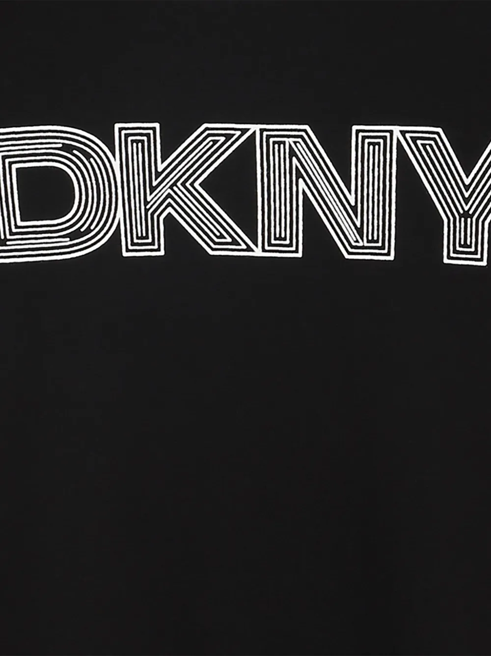 Dkny Kids T-shirt met logoprint Zwart