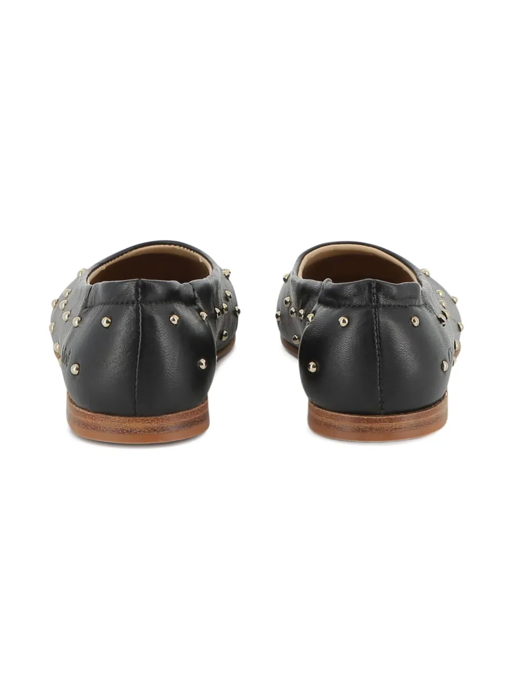 Chloé Kids stud-embellished ballet flats Black