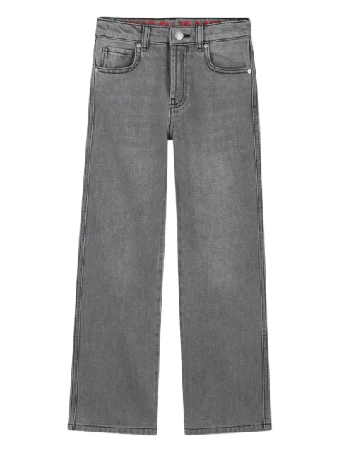 HUGO KIDS logo-badge jeans
