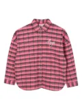 HUGO KIDS checked shirt - Pink