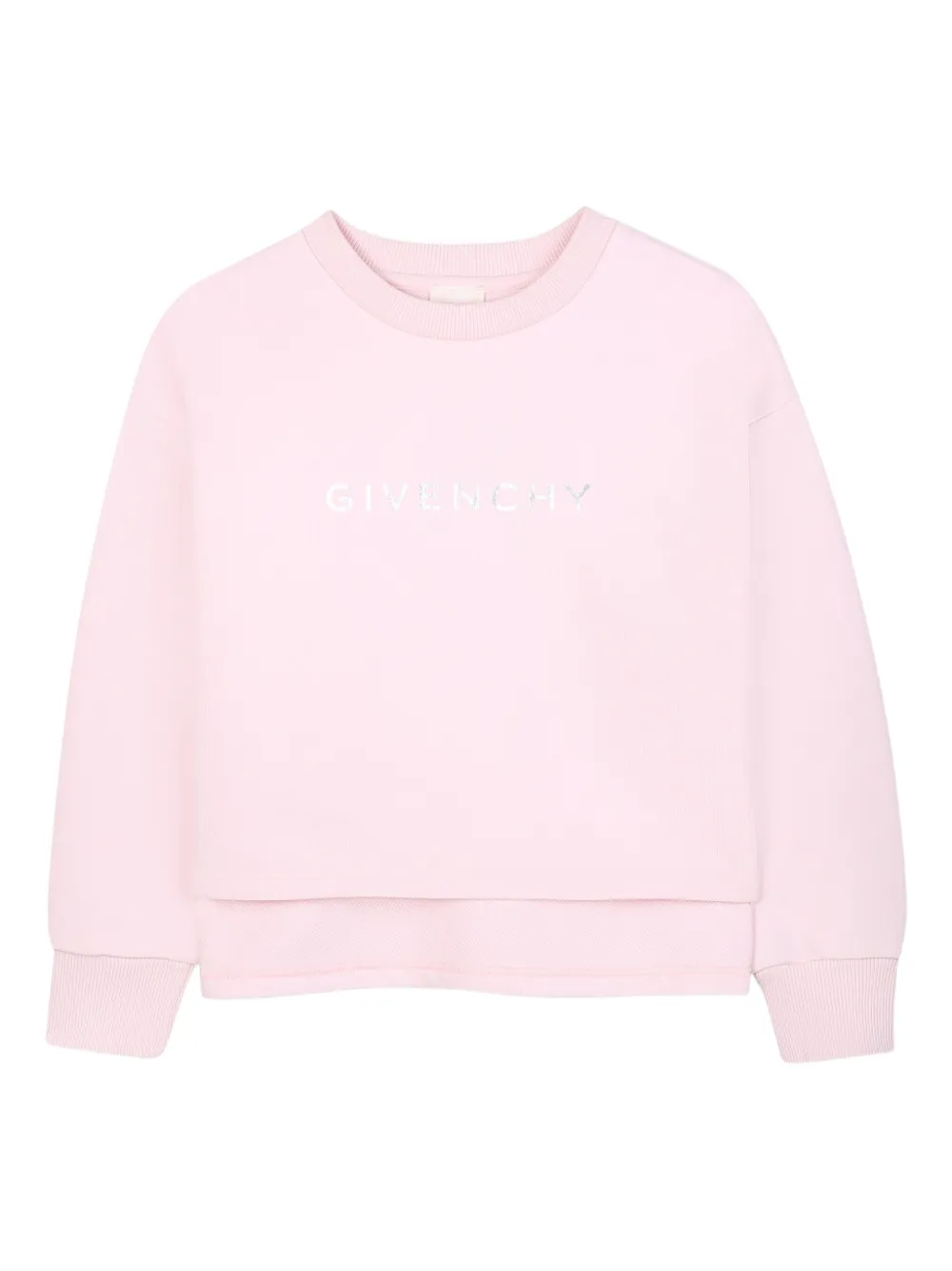 Givenchy Kids Sweater met logoprint Roze