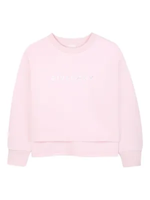 Stone Island Junior ロゴ スウェットシャツ | ピンク | FARFETCH JP
