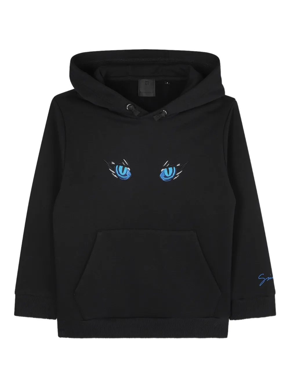 Givenchy Embroidered Hoodie In Black