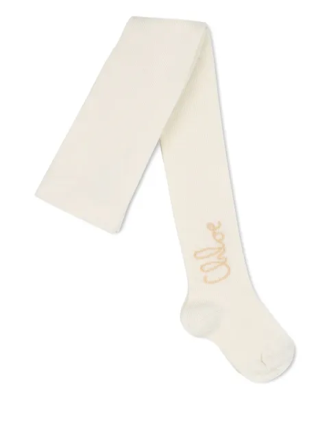 Chloé Kids ribbed tights