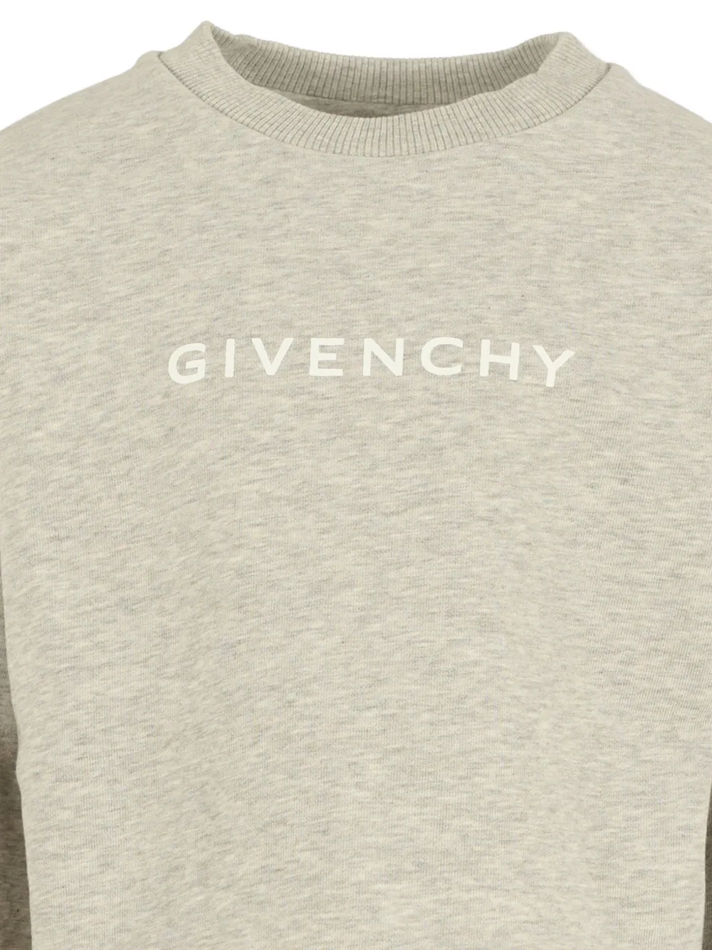 Givenchy Logo-print Sweatshirt In Neutral