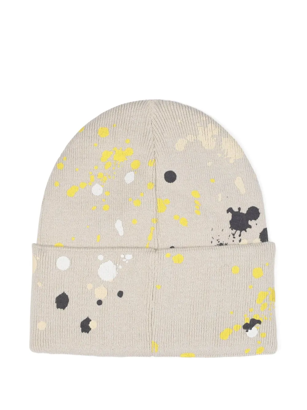 Marc Jacobs Kids Gebreide muts met verfspatten - Beige