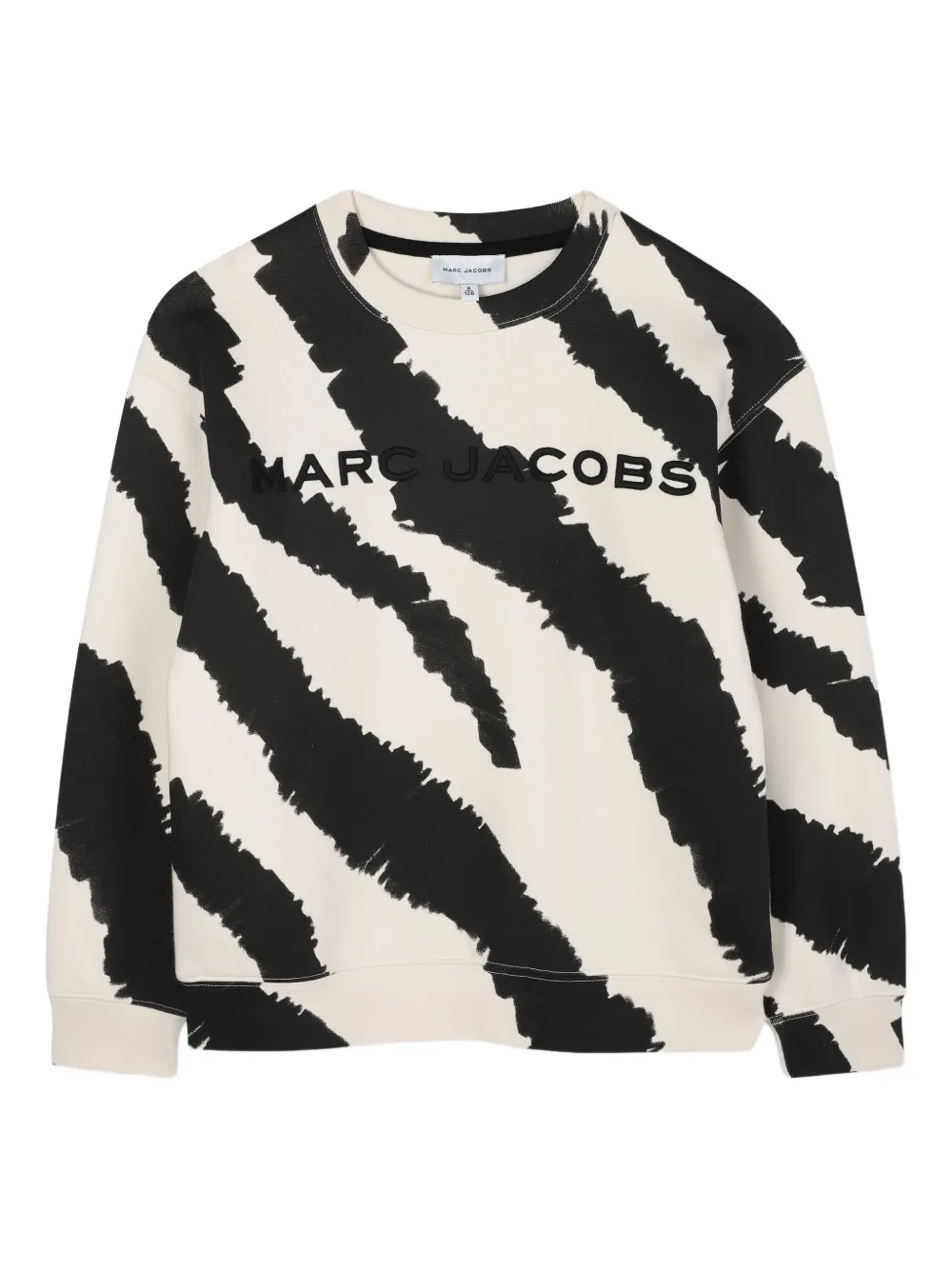 Marc Jacobs Kids ゼブラプリント スウェットシャツ - ブラック Marc Jacobs Kids ゼブラプリント スウェットシャツ - ブラック