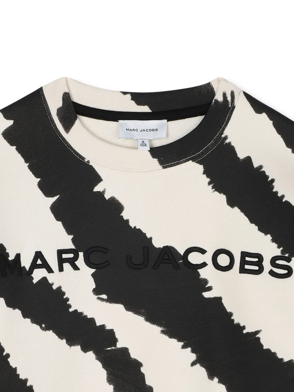 Marc Jacobs Kids Sweater met zebraprint Zwart