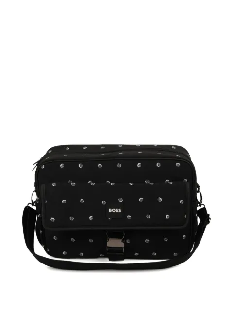 BOSS Kidswear monogram-print changing bag