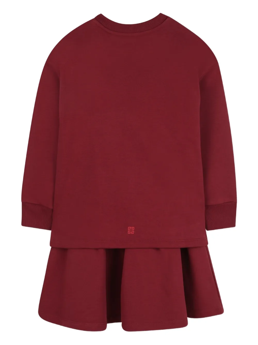 Givenchy Kids Sweaterjurk met logoprint Rood