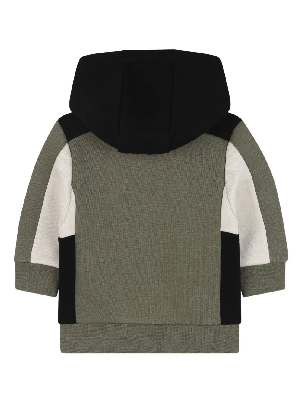 BOSS Kidswear Hoodie met rits Groen
