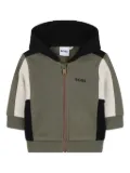 BOSS Kidswear zip-up hoodie - Green