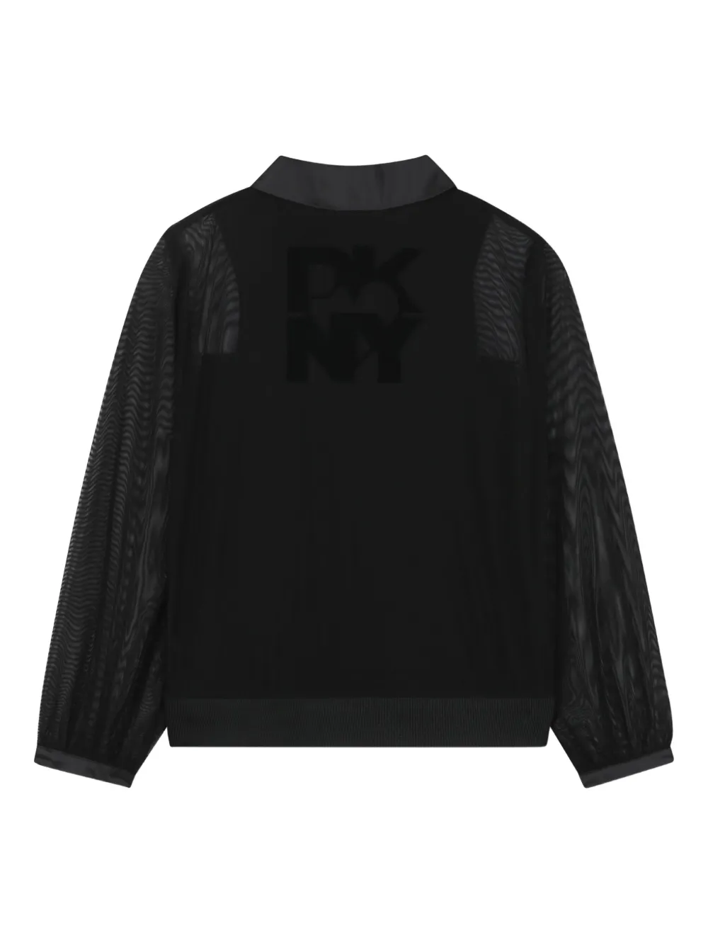 Dkny Kids Cargo shirt met moiré-effect Zwart